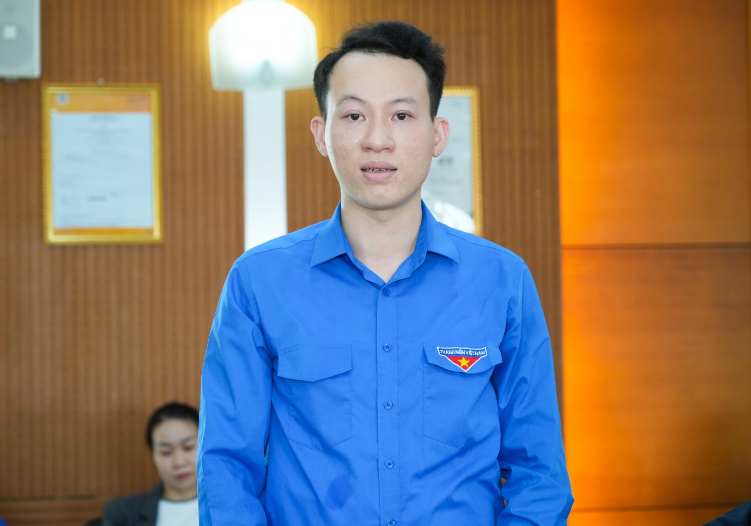 Đồng chí Bùi Mạnh Hùng - Bí thư Đoàn Thanh niên VNPOLY trân trọng cảm ơn sự quan tâm, hỗ trợ kịp thời từ Đoàn Thanh niên Tập đoàn.