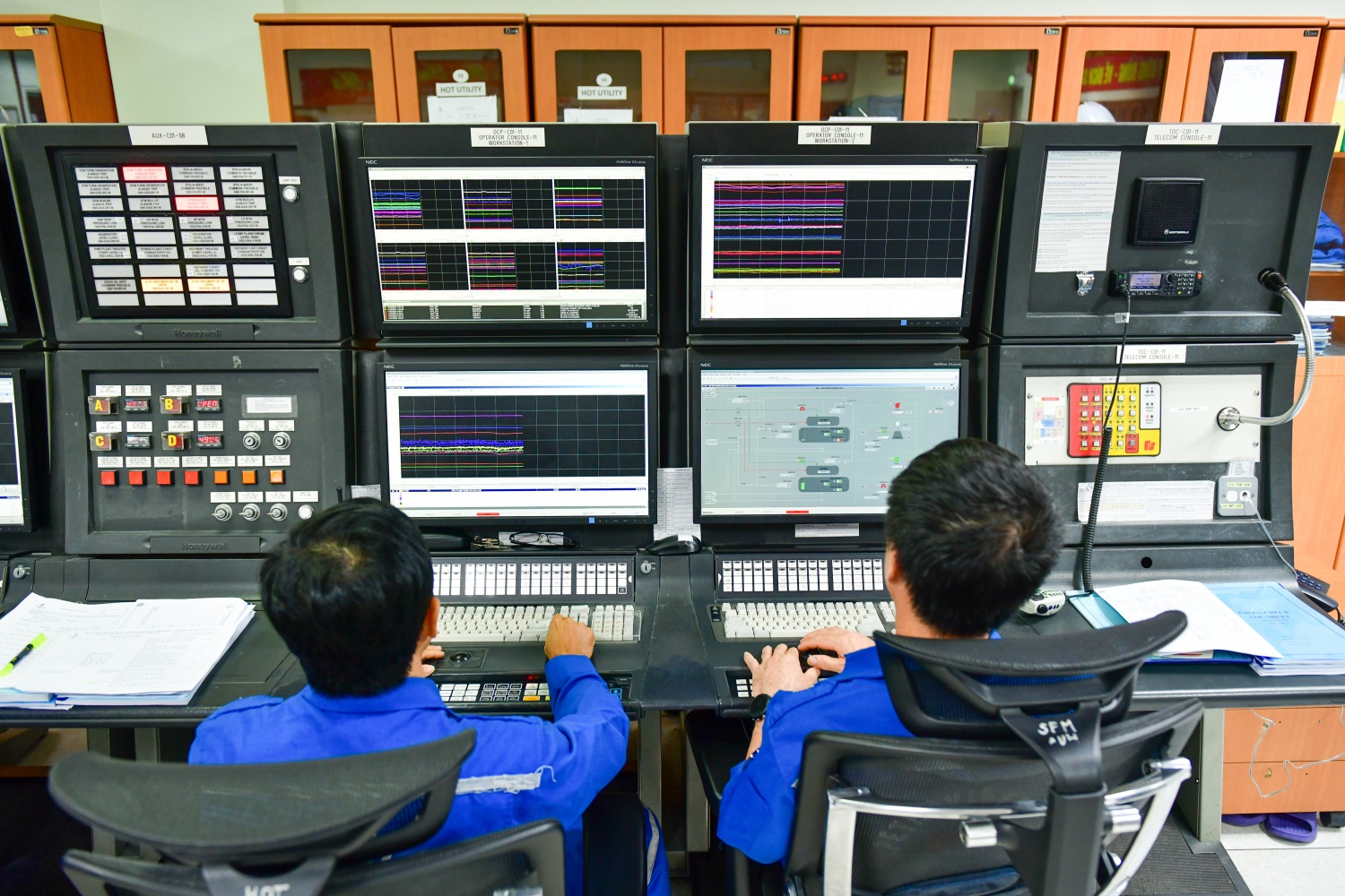 Hoạt động vận hành nhà máy cũng được BSR bố trí 24/24 cùng với các hoạt động đảm bảo an toàn cho nhà máy như PCCC, an ninh an toàn…