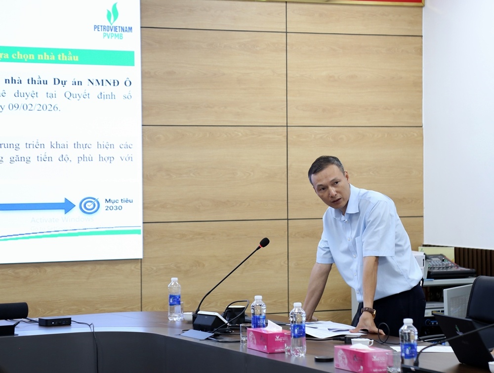 Lãnh đạo Petrovietnam làm việc về tiến độ Ô Môn III, IV