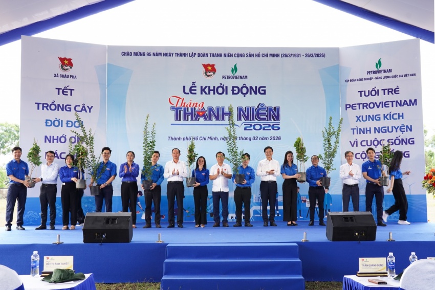 Tháng Thanh niên 2026: Tuổi trẻ Petrovietnam xung kích, tình nguyện vì cuộc sống cộng đồng Tháng Thanh niên 2026: Tuổi trẻ Petrovietnam xung kích, tình nguyện vì cuộc sống cộng đồng