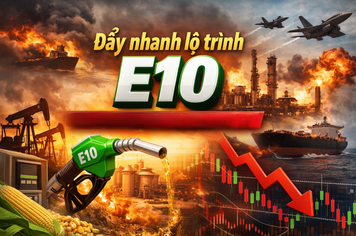 Xăng E10: “Van giảm áp” cho thị trường xăng dầu