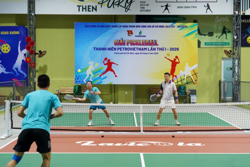 Giải Pickleball Thanh niên Petrovietnam lần thứ I: Khởi đầu sân chơi mới của tuổi trẻ ngành năng lượng - dầu khí Giải Pickleball Thanh niên Petrovietnam lần thứ I: Sân chơi gắn kết Tuổi trẻ Petrovietnam và địa phương