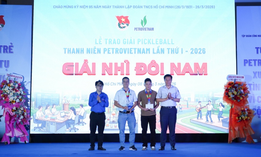 Giải Pickleball Thanh niên Petrovietnam lần thứ I: Khởi đầu sân chơi mới của tuổi trẻ ngành năng lượng - dầu khí Giải Pickleball Thanh niên Petrovietnam lần thứ I: Sân chơi gắn kết Tuổi trẻ Petrovietnam và địa phương