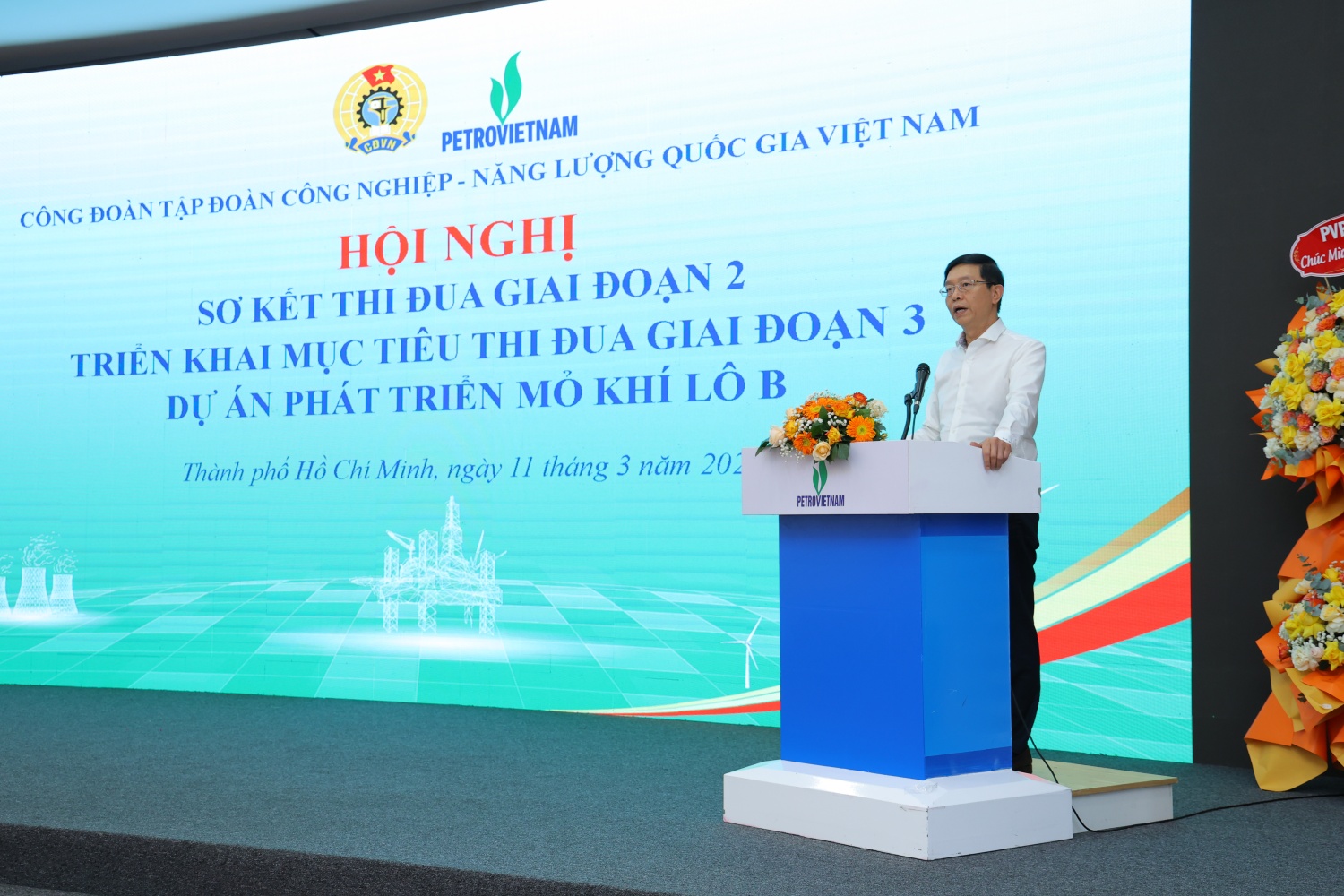 Công đoàn Petrovietnam phát động thi đua giai đoạn 3 Dự án phát triển mỏ khí Lô B
