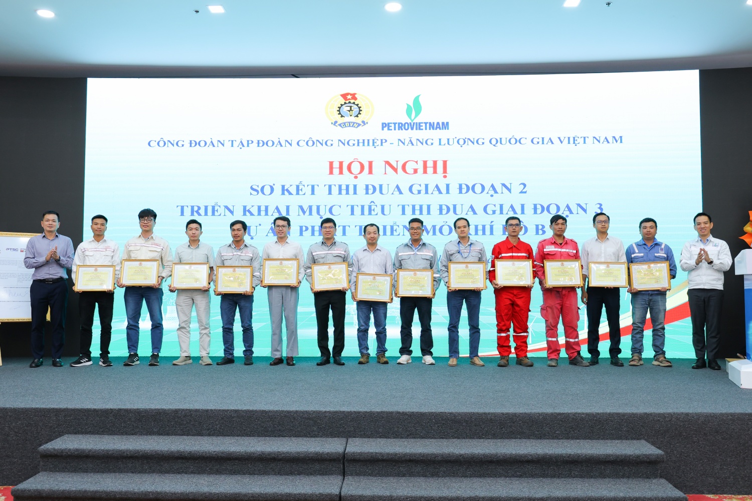 Công đoàn Petrovietnam phát động thi đua giai đoạn 3 Dự án phát triển mỏ khí Lô B