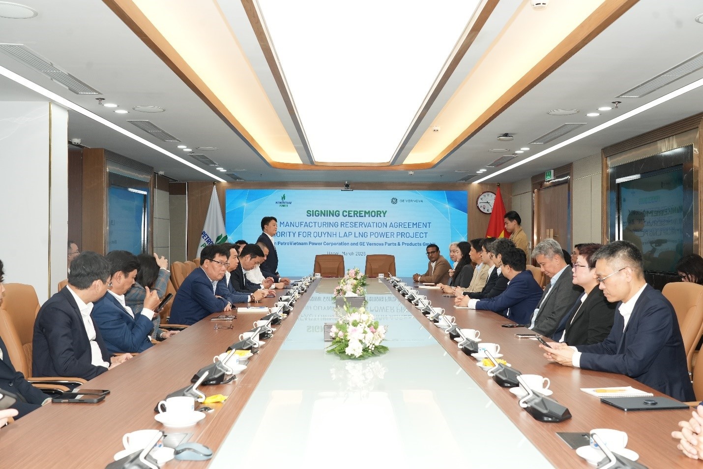 Toàn cảnh buổi lễ ký kết giữa PV Power và GE Vernova