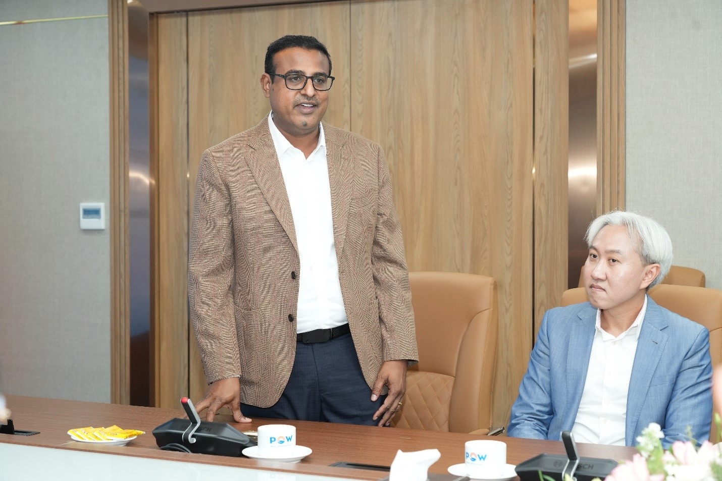 Ông Manikantan Palanisamy – Giám đốc điều hành Thương mại khu vực Châu Á GE Vernova phát biểu tại buổi lễ