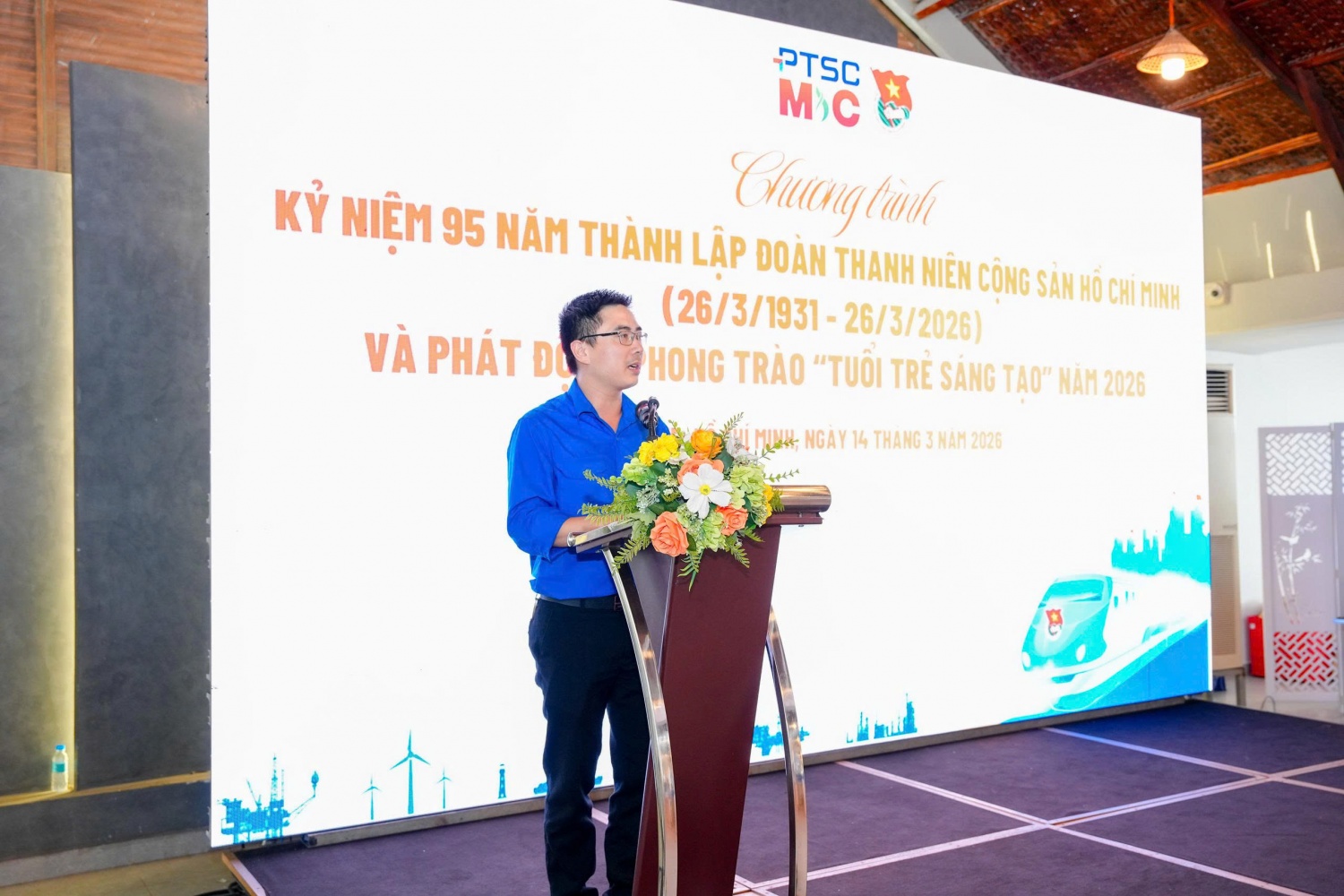 Đồng chí Dương Hồng Thái – Bí thư Đoàn Thanh niên Công ty phát động phong trào “Tuổi trẻ Sáng tạo” năm 2026” Đồng chí Dương Hồng Thái – Bí thư Đoàn Thanh niên Công ty phát động phong trào “Tuổi trẻ Sáng tạo” năm 2026”
