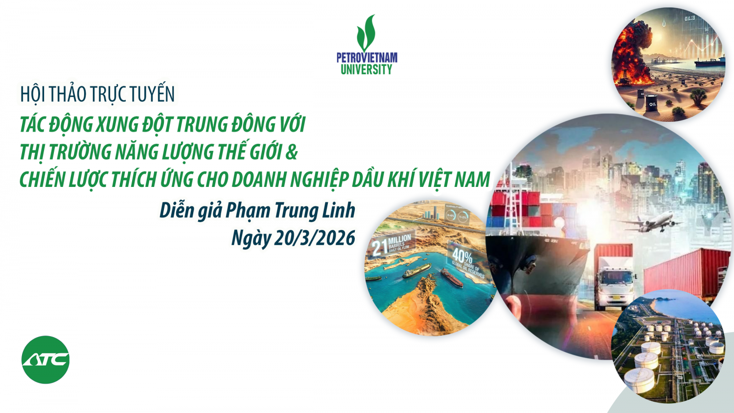 PVU tổ chức thành công “Hội thảo về tác động của xung đột Trung Đông đối với thị trường năng lượng toàn cầu” PVU tổ chức thành công Hội thảo về tác động của xung đột
Trung Đông đối với thị trường năng lượng toàn cầu