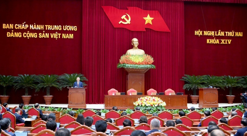 Thông báo Hội nghị lần thứ hai Ban Chấp hành Trung ương Đảng khóa XIV