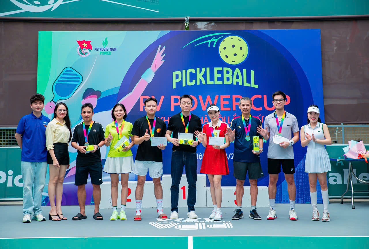Tuổi trẻ PV Power tích cực hưởng ứng giải Pickleball PV Power Cup lần thứ 2