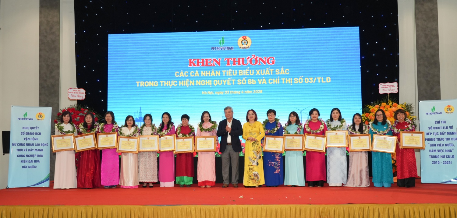 Để lực lượng nữ tiếp tục là điểm sáng trong hành trình phát triển Petrovietnam