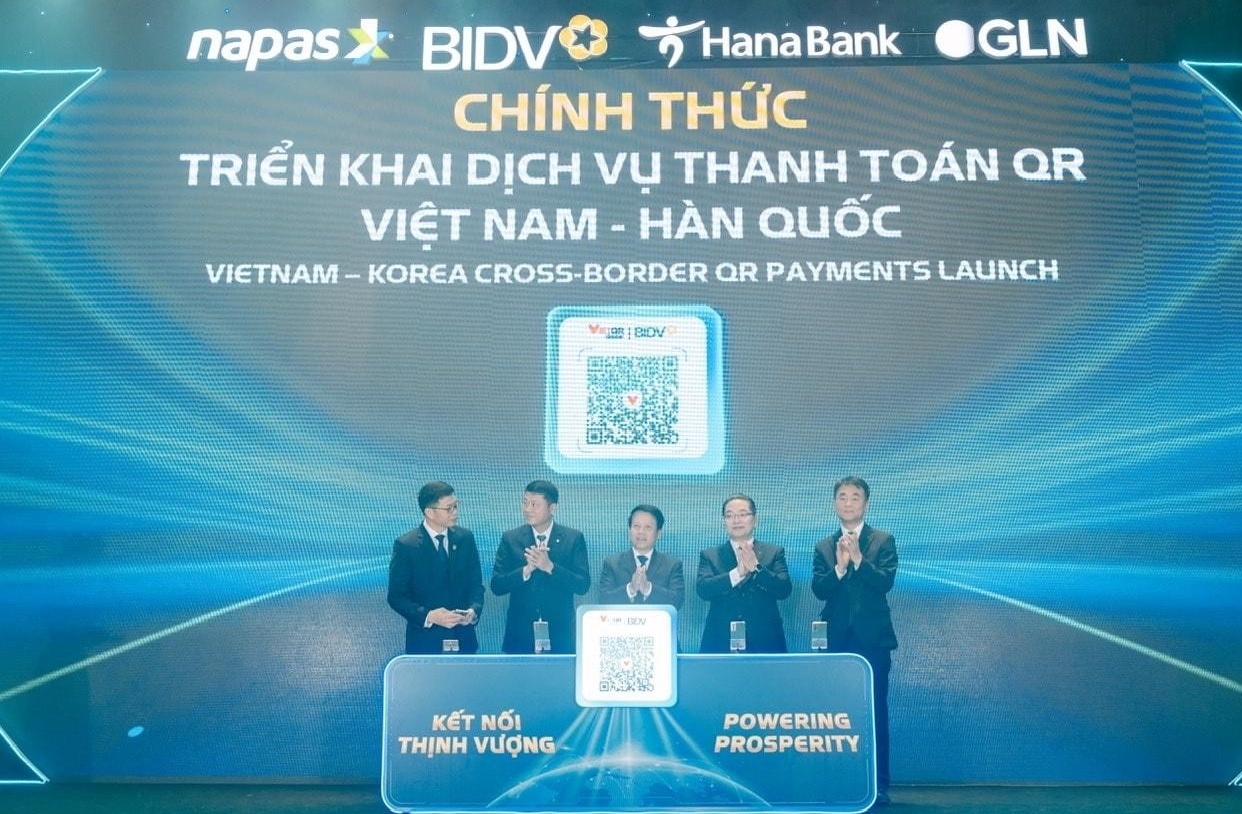 BIDV, Hana Bank và các đối tác triển khai dịch vụ thanh toán QR Việt - Hàn