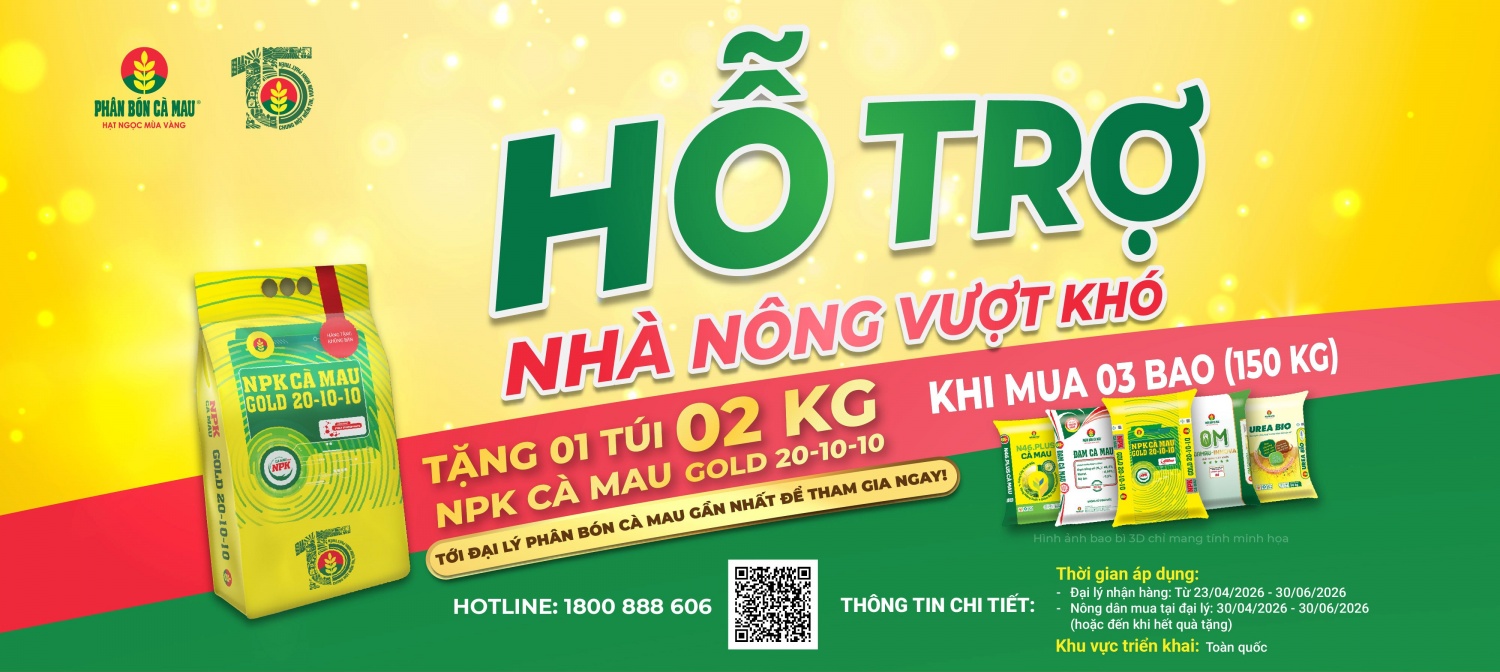 Phân bón Cà Mau triển khai chương trình “Hỗ trợ nhà nông vượt khó” trên toàn quốc
