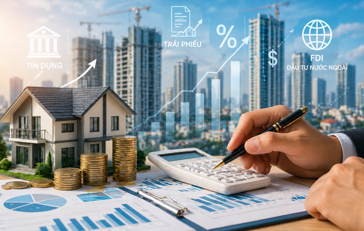 Vốn đổ vào nhà ở, bất động sản tiếp tục “lọc” dòng tiền