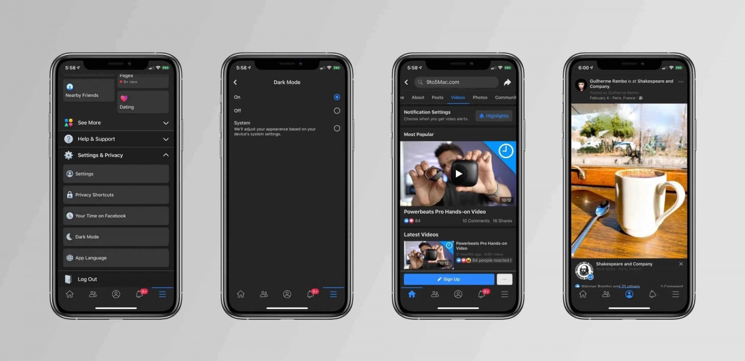 Giao diện Dark Mode bất ngờ biến mất với nhiều người dùng Facebook trên iOS