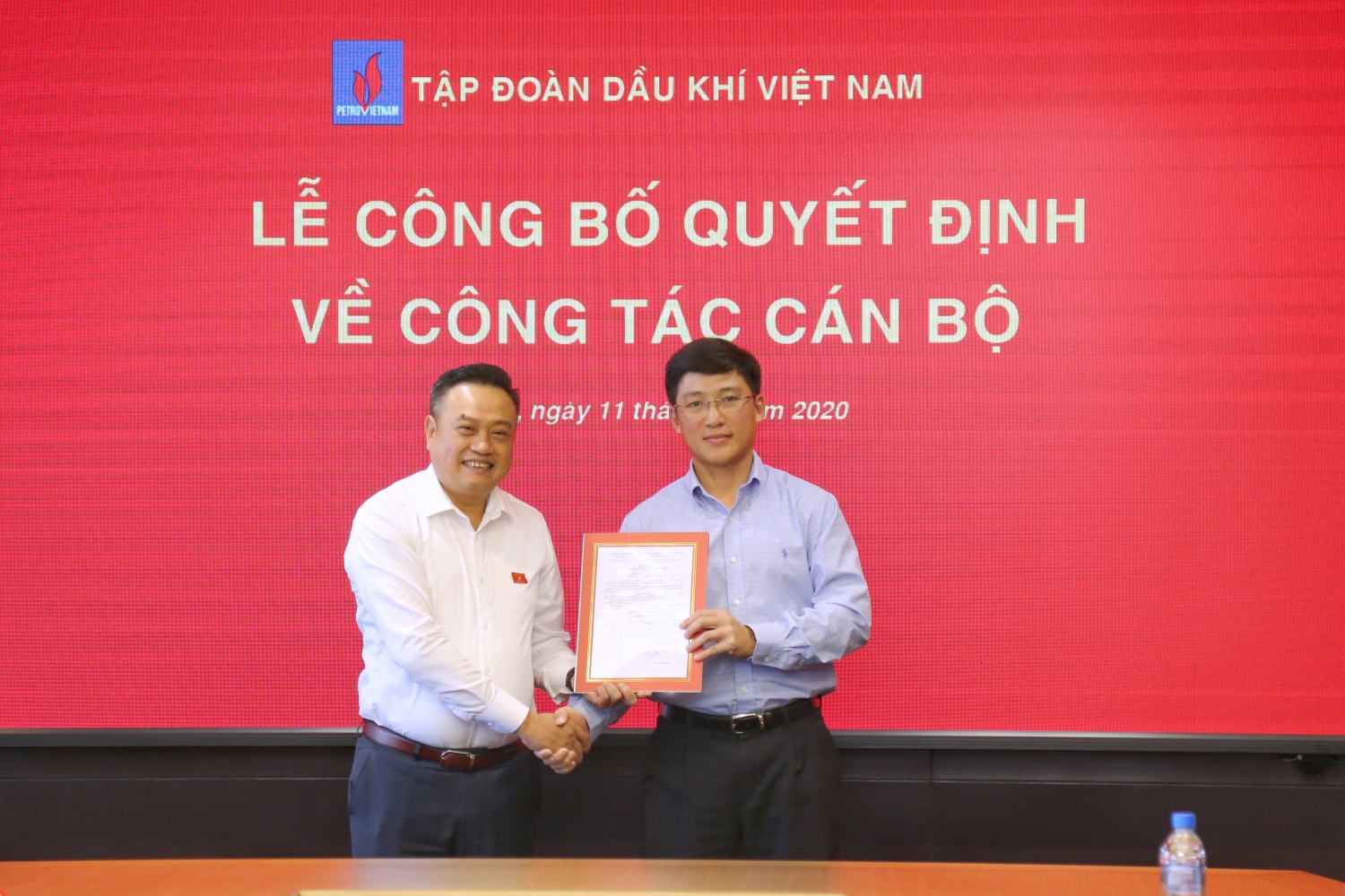 pvn cong bo va trao quyet dinh bo nhiem truong ban tap doan