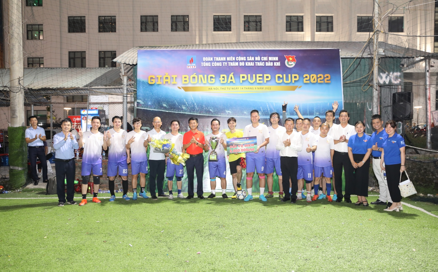 Đội bóng đá Văn phòng Tổng Công ty giành chức vô địch PVEP Cup 2022 Đội bóng đá Văn phòng Tổng Công ty giành chức vô địch PVEP Cup 2022