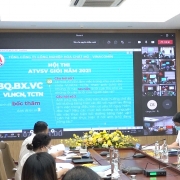 Micco tổ chức Hội thi An toàn vệ sinh viên giỏi năm 2021 bằng hình thức trực tuyến