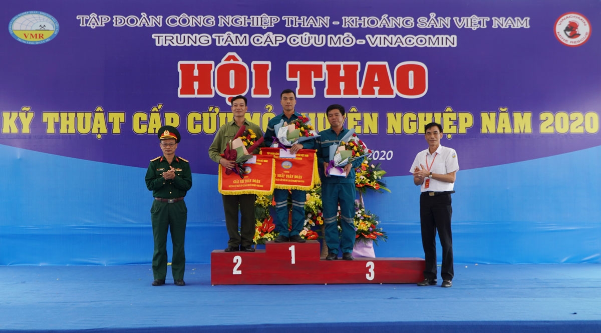 TKV tổ chức Hội thao Kỹ thuật cấp cứu mỏ chuyên nghiệp năm 2020