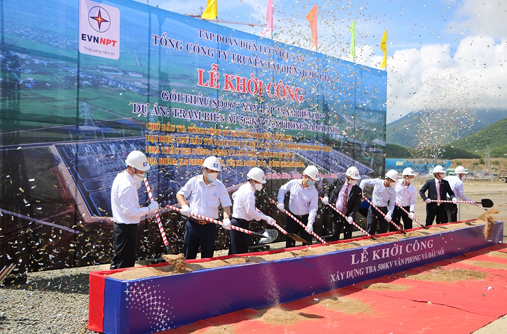 Phát động triển khai thi công Dự án Trạm biến áp 500kV Vân Phong và đấu nối