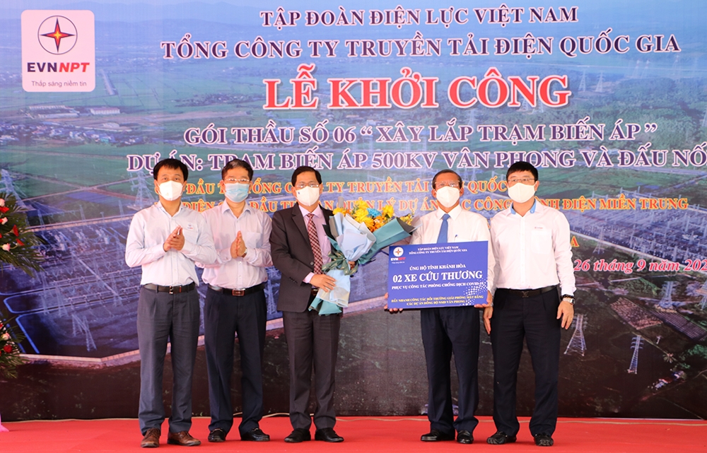Phát động triển khai thi công Dự án Trạm biến áp 500kV Vân Phong và đấu nối