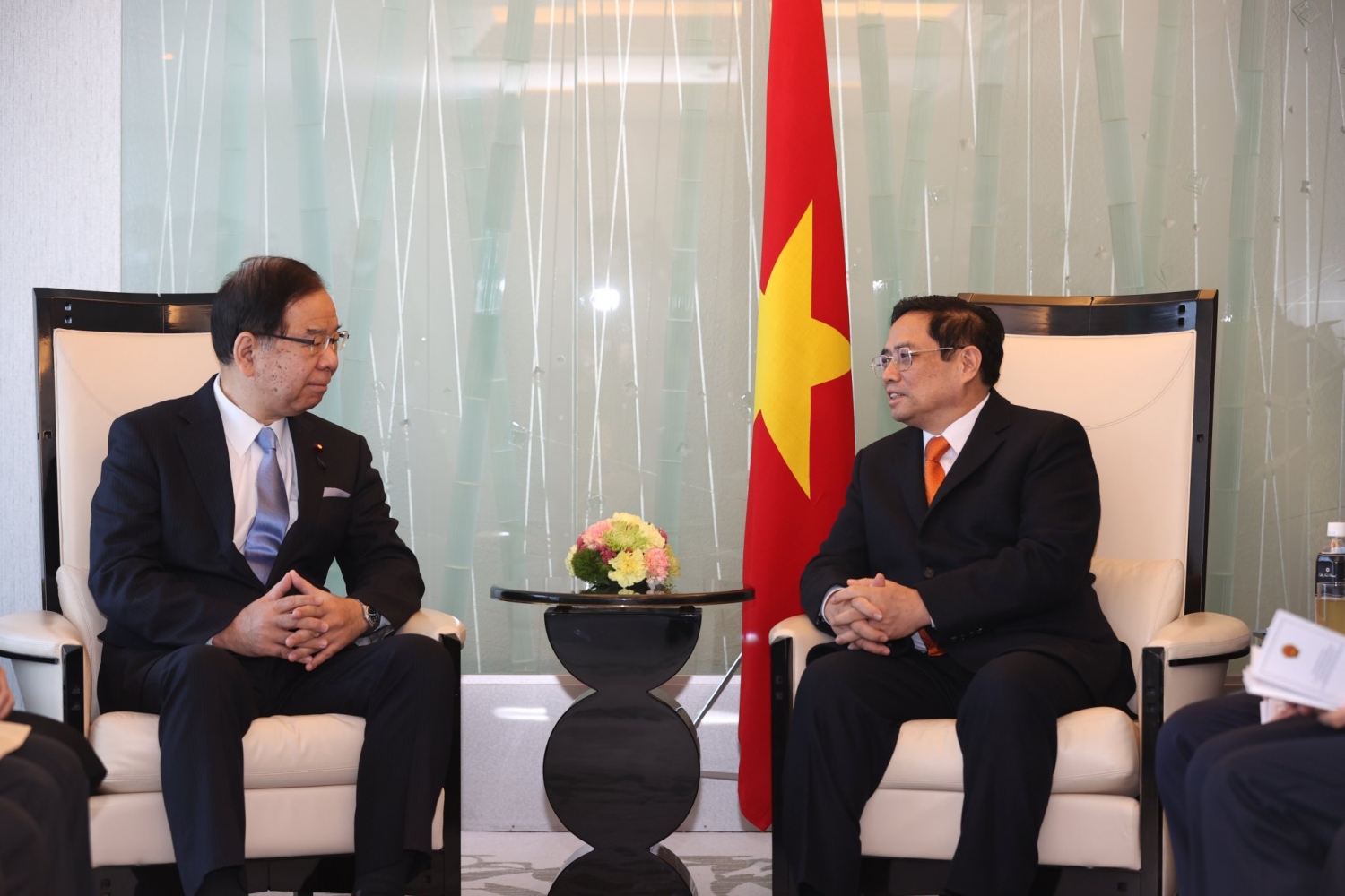 Thủ tướng Phạm Minh Chính tiếp Lãnh đạo Đảng Cộng sản Nhật Bản
