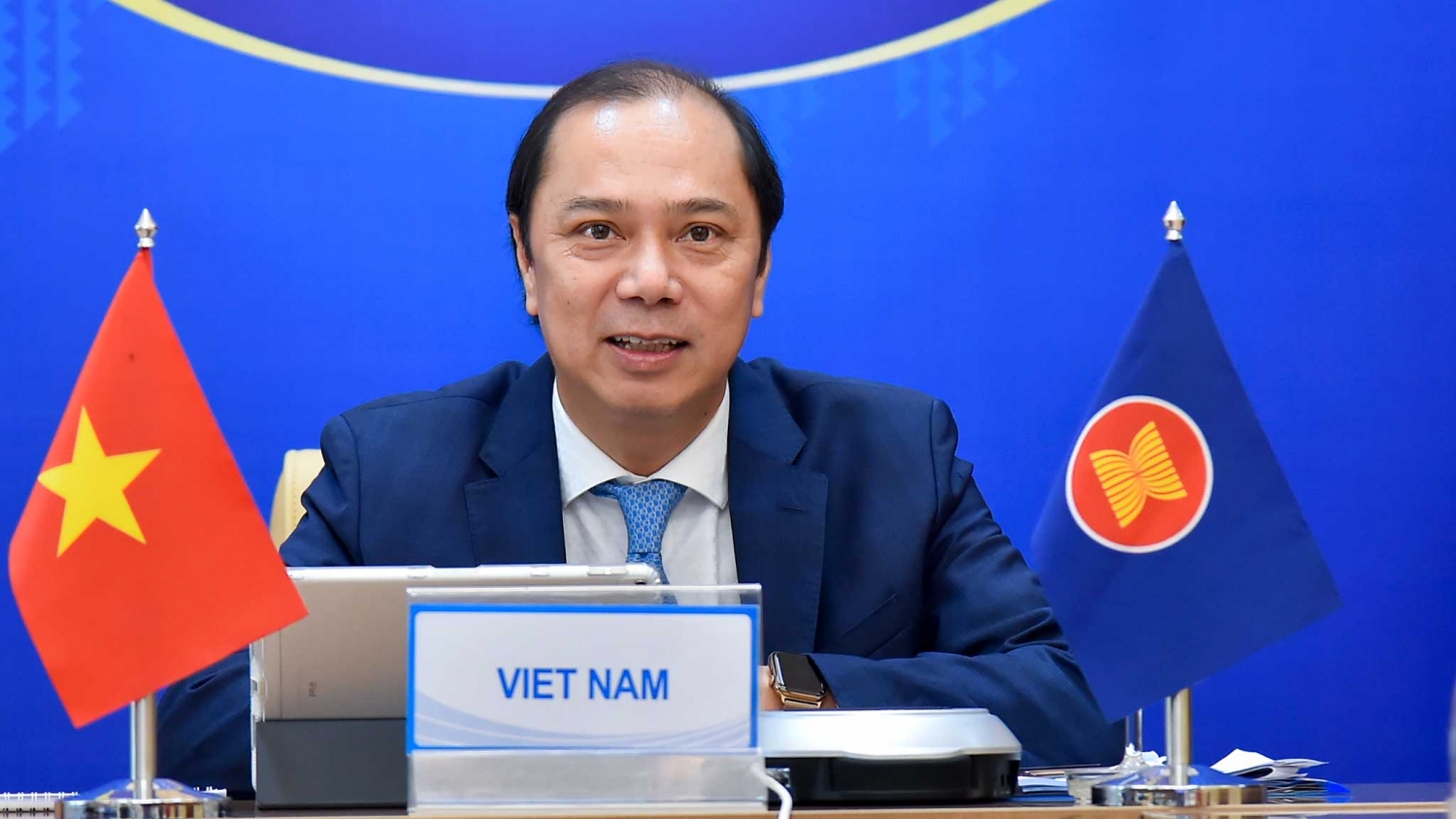 Cuộc họp Tham vấn Quan chức cao cấp ASEAN - Trung Quốc lần thứ 27 theo hình thức trực tuyến