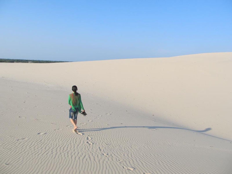 Nhĩ Hạ, tiểu sa mạc độc đáo ở Quảng Trị Nhĩ Hạ, tiểu sa mạc độc đáo ở Quảng Trị