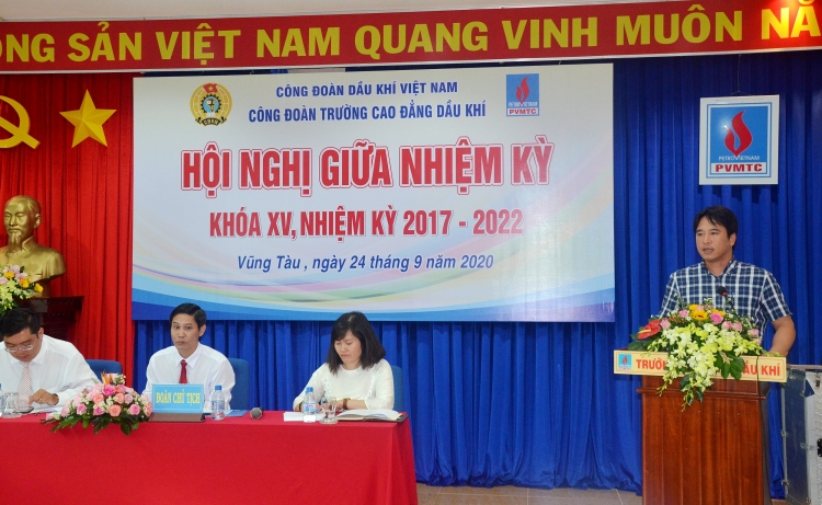 Công đoàn PVMTC đồng hành cùng Ban giám hiệu nhà trường 