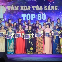Vinh danh 50 nữ doanh nhân tại chương trình “Tâm hoa tỏa sáng” năm 2018