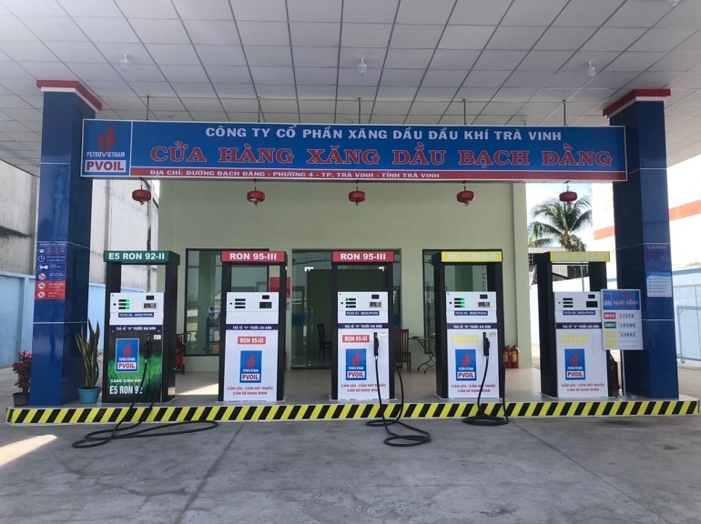 CHXD Bạch Đằng tại đường Bạch Đằng, Phường 4, TP. Trà Vinh, Tỉnh Trà Vinh