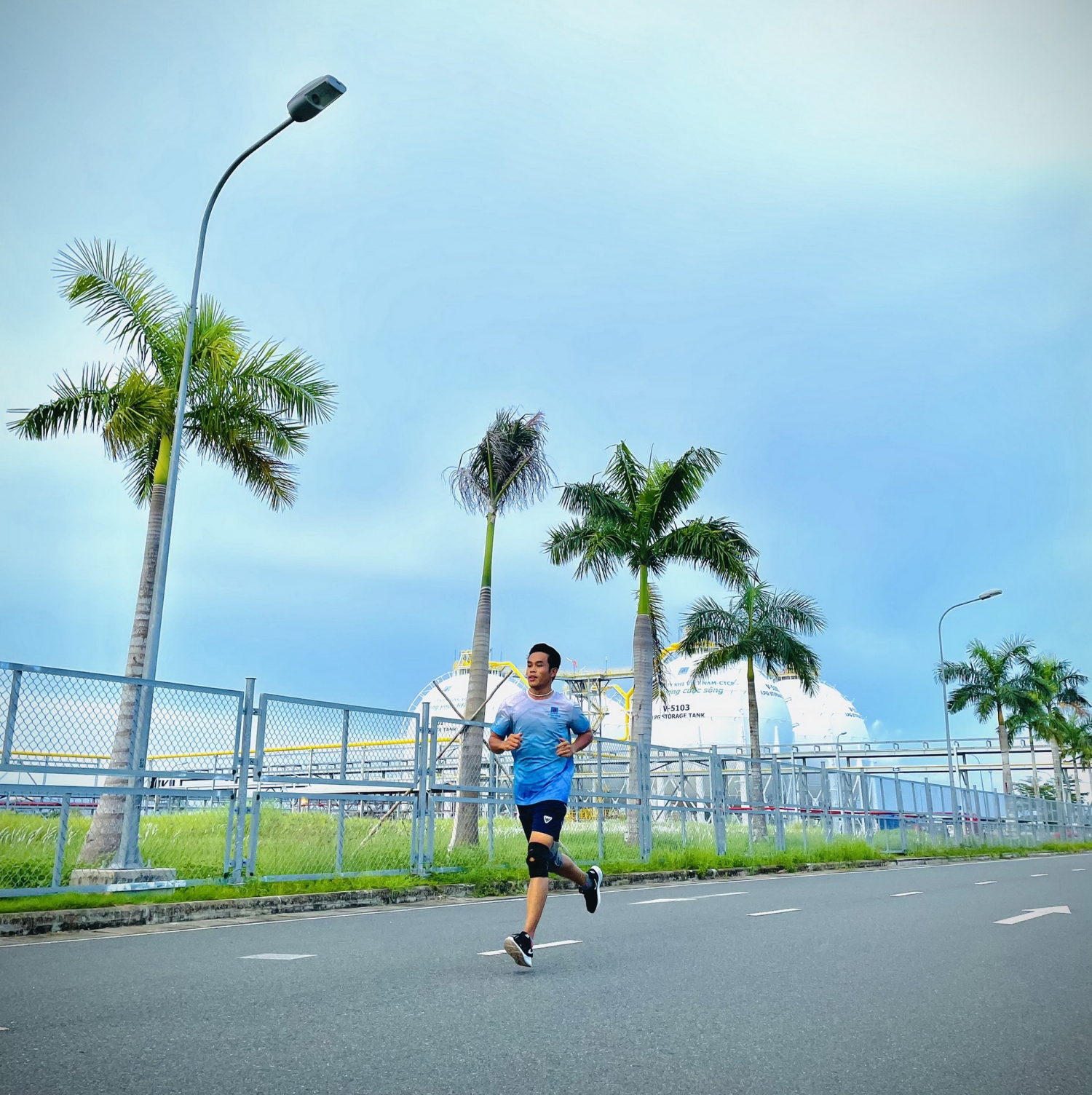 Runner PV GAS chạy thi online tại Khu công nghiệp Khí – Điện – Đạm Cà Mau