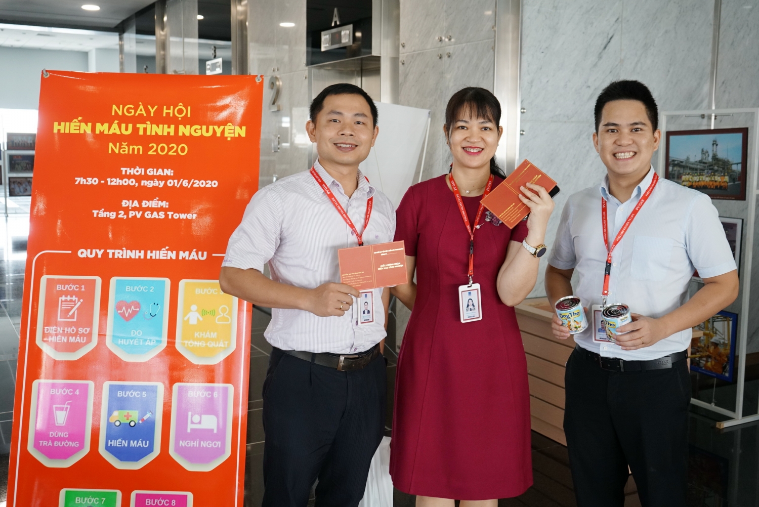 tuoi tre pv gas phoi hop to chuc ngay hoi hien mau nhan dao nghia cu cao dep vi cong dong
