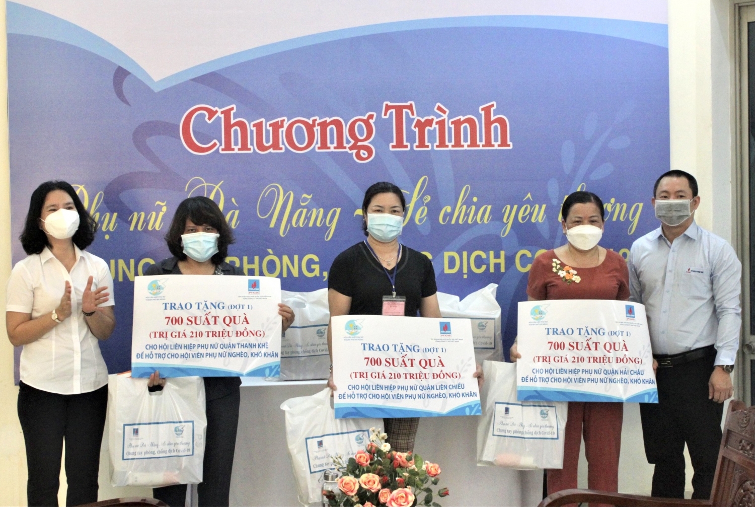 PV GAS ủng hộ 5 tỷ đồng cho chương trình phụ nữ Đà Nẵng chung tay phòng chống Covid