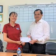 Công đoàn PV Drilling thăm hỏi lao động nữ mắc bệnh hiểm nghèo, có hoàn cảnh khó khăn tại Bà Rịa - Vũng Tàu