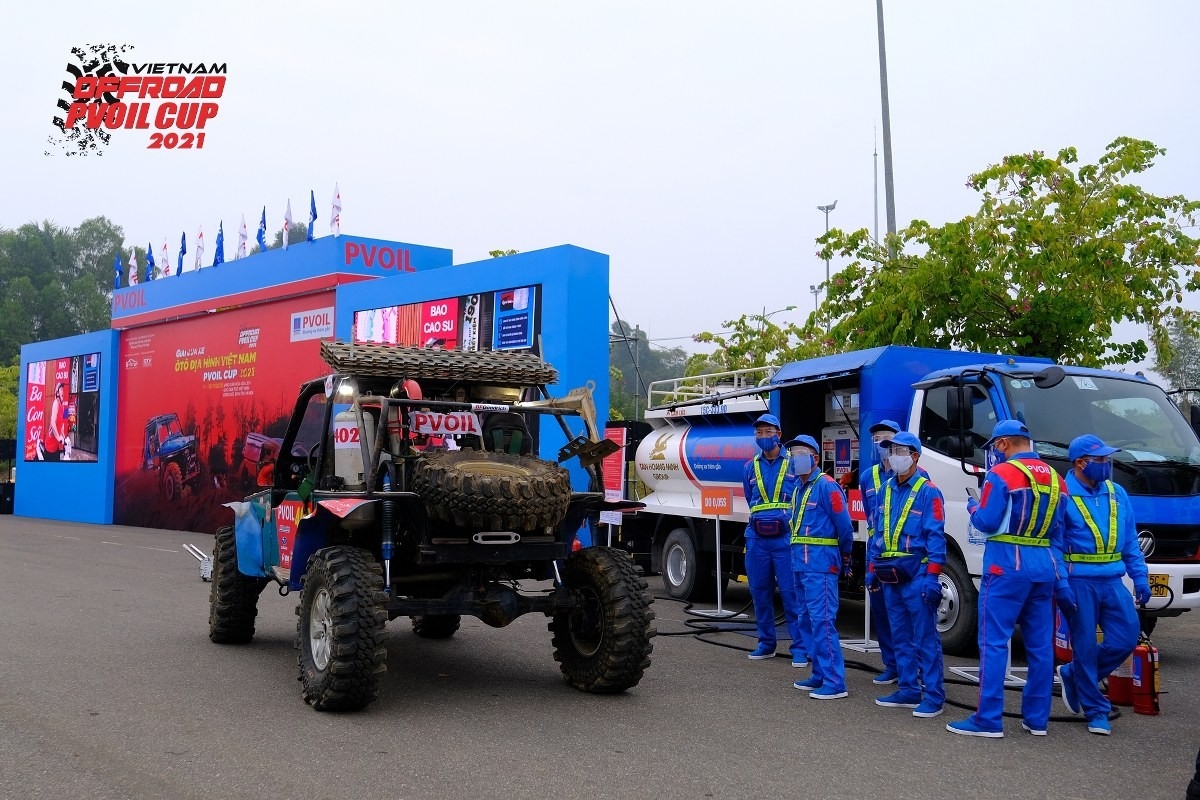 PVOIL mang đến cho các tay đua những sự hỗ trợ kịp thời là nhiên liệu miễn phí cho hơn 70 đội