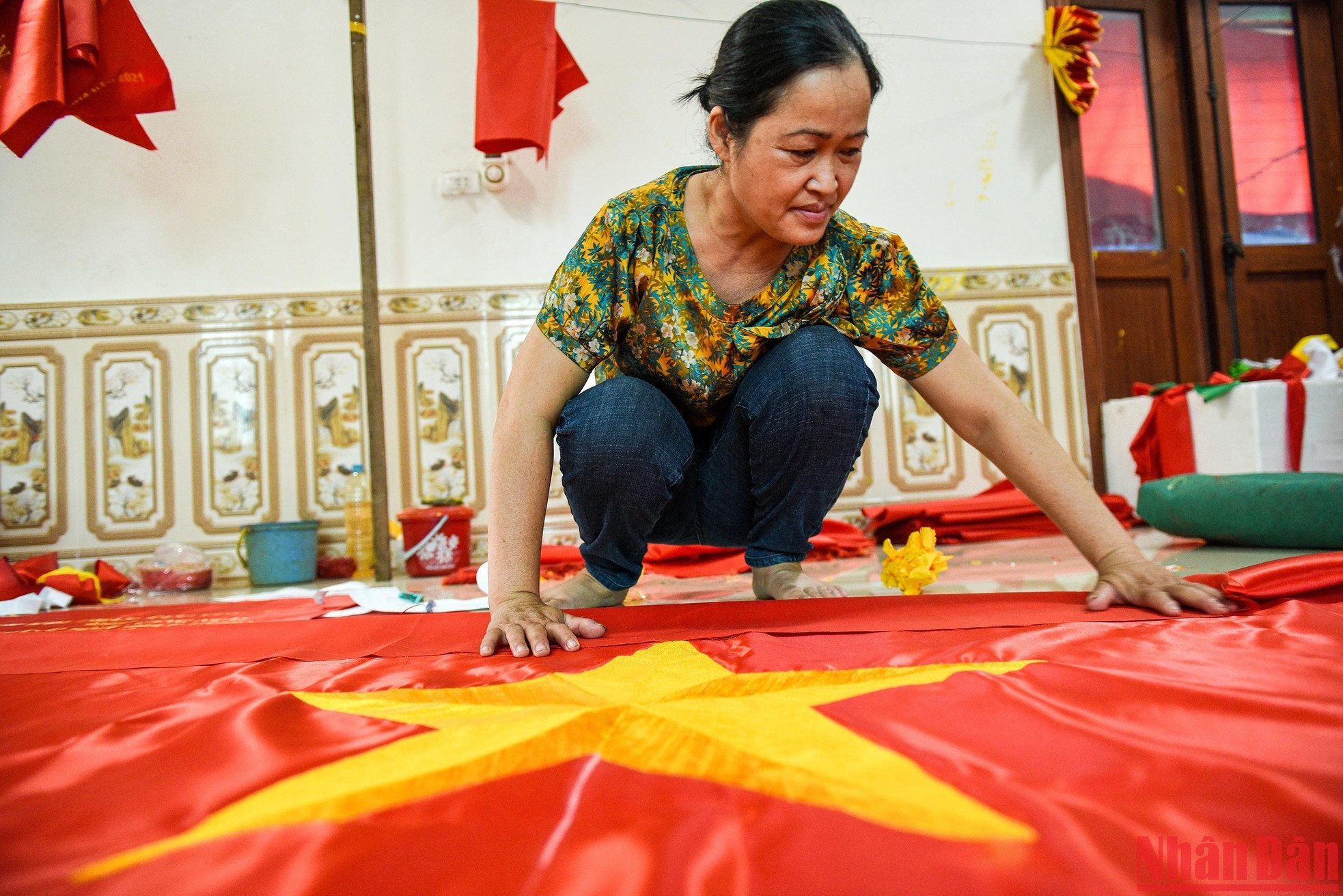 Làng may cờ Tổ quốc Làng may cờ Tổ quốc