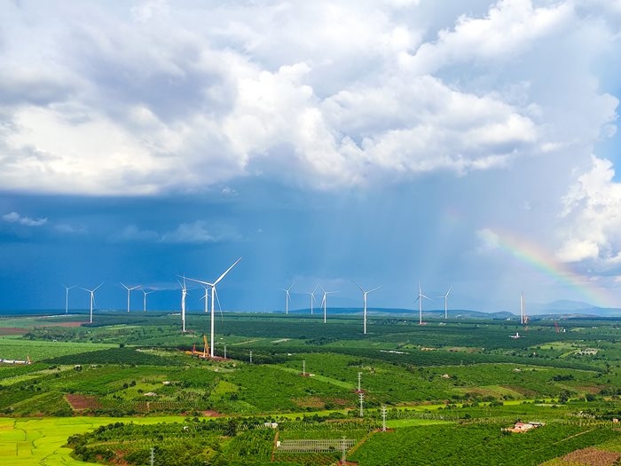 Cánh đồng quạt gió ở Đắk Đoa, Gia Lai đẹp như ngoại ô châu Âu Cánh đồng quạt gió ở Đắk Đoa, Gia Lai đẹp như ngoại ô châu Âu