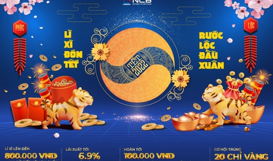 Tin ngân hàng ngày 8/2: Giao dịch đầu xuân tại NCB có cơ hội trúng Vàng 9999