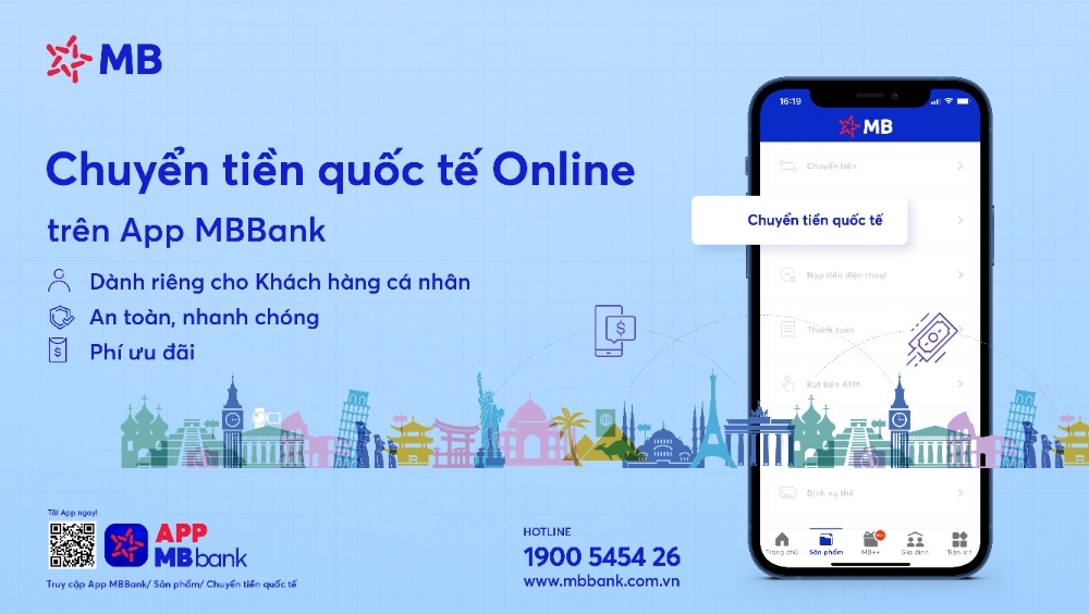 Tin nhanh ngân hàng ngày 17/3: MB ra mắt sản phẩm Chuyển tiền quốc tế Online trên App MBBank Tin nhanh ngân hàng ngày 17/3: MB ra mắt sản phẩm Chuyển tiền quốc tế Online trên App MBBank