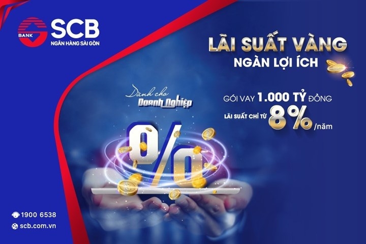 Tin nhanh ngân hàng ngày 1/4: SCB hỗ trợ doanh nghiệp với lãi suất vay chỉ từ 8%/năm
