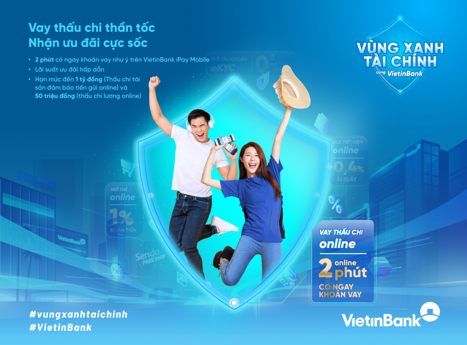 Chẳng cần đi xa, ngồi nhà vay vốn ngay trên VietinBank iPay Mobile