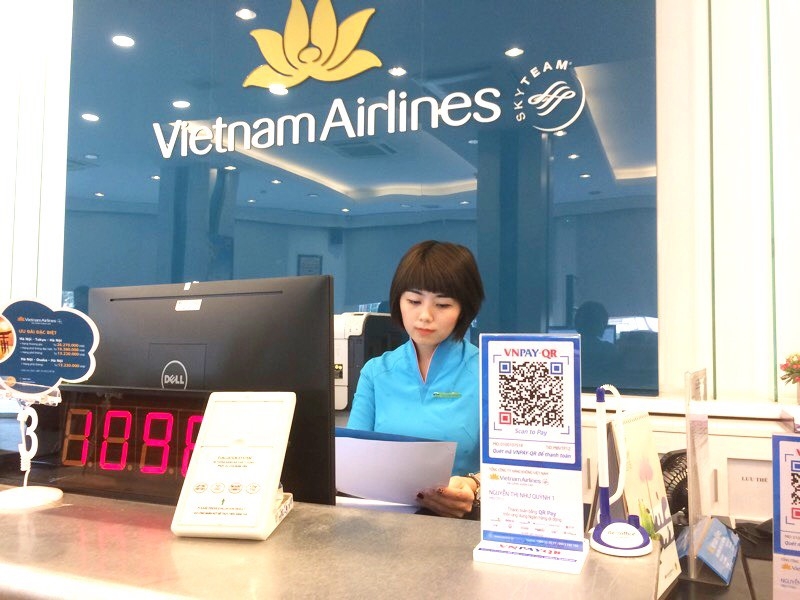 Vietnam Airlines hợp tác VNPAY thanh toán mua vé bằng QR CODE vietnam airlines hop tac vnpay thanh toan mua ve bang qr code