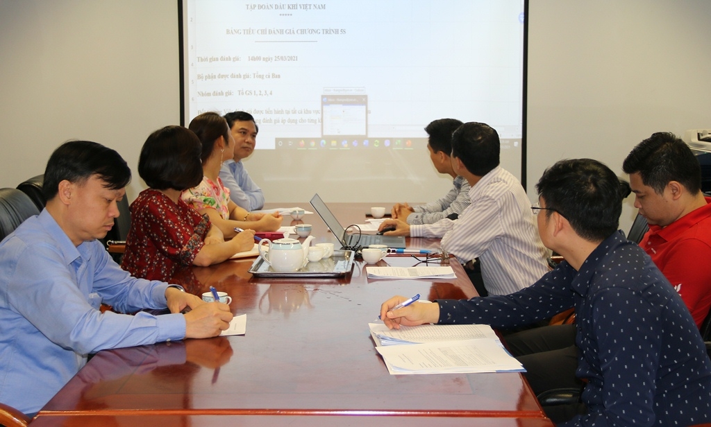 Diện mạo mới với 5S tại Cơ quan Tập đoàn