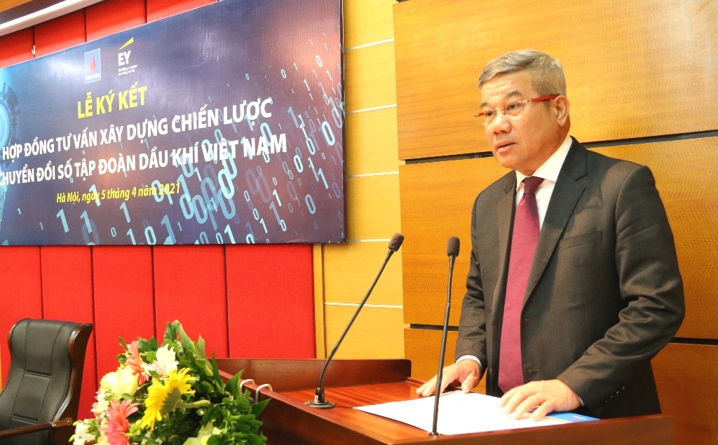 Petrovietnam và EY Việt Nam ký kết hợp đồng tư vấn xây dựng chiến lược chuyển đổi số