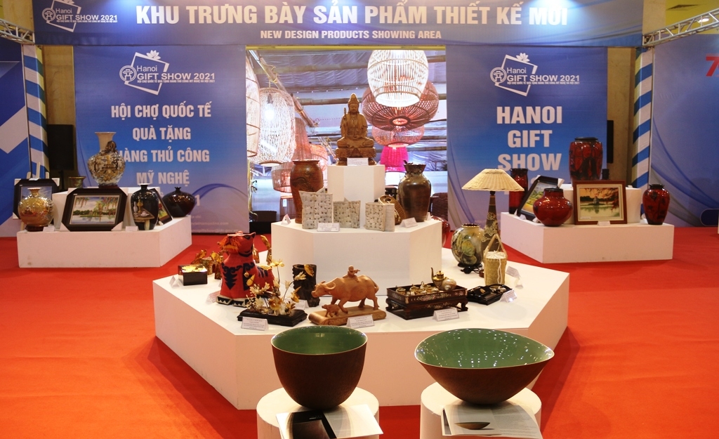 Hanoi Gift Show 2021 tạo cơ hội cho làng nghề quảng bá, mở rộng thị trường