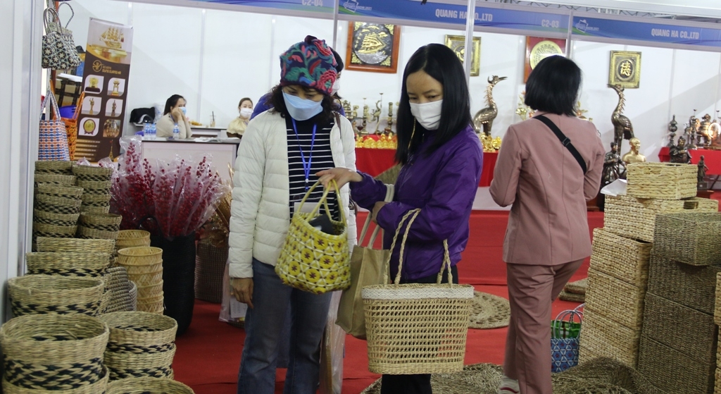 Hanoi Gift Show 2021 tạo cơ hội cho làng nghề quảng bá, mở rộng thị trường