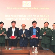 Hội CCB Cơ quan Tập đoàn tổng kết công tác hoạt động năm 2021 và triển khai nhiệm vụ năm 2022