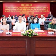 Hội nghị tiếp xúc cử tri Vietsovpetro với ứng cử viên Đại biểu Quốc hội